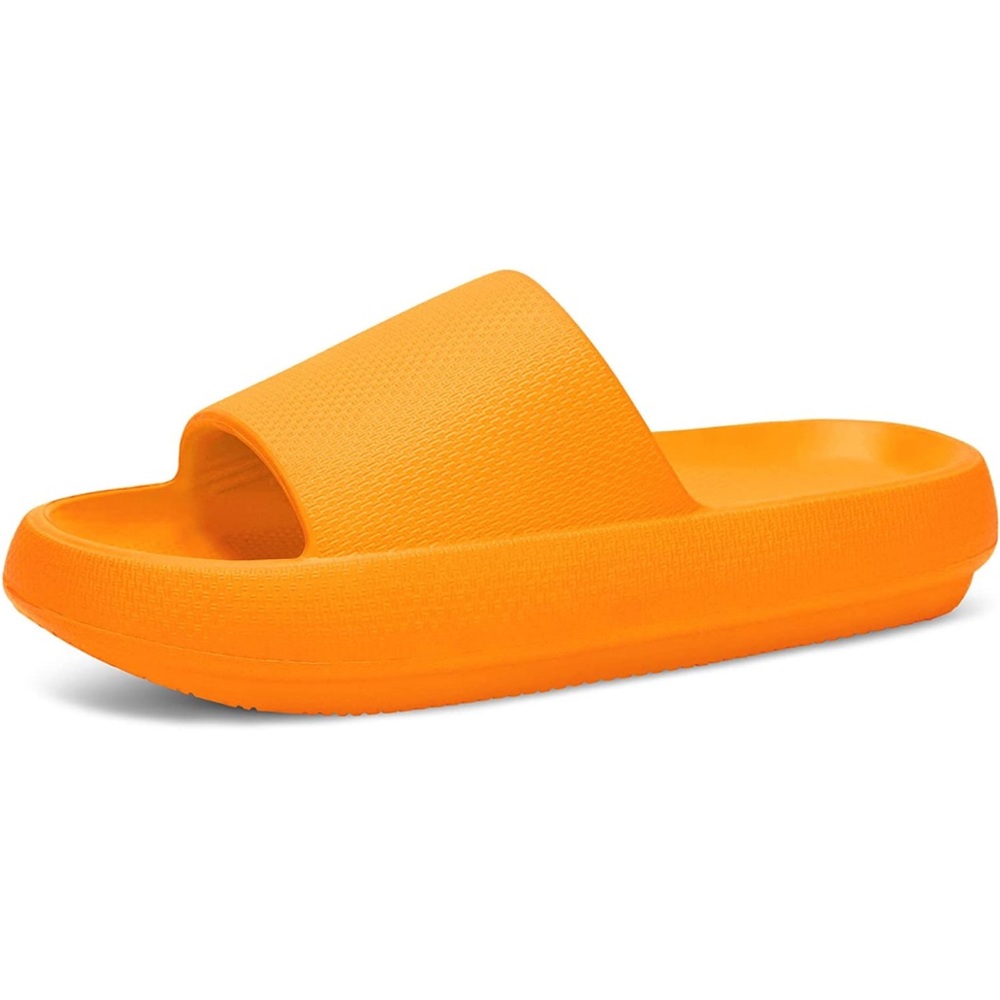 Womens Pillow Slippers - Orange